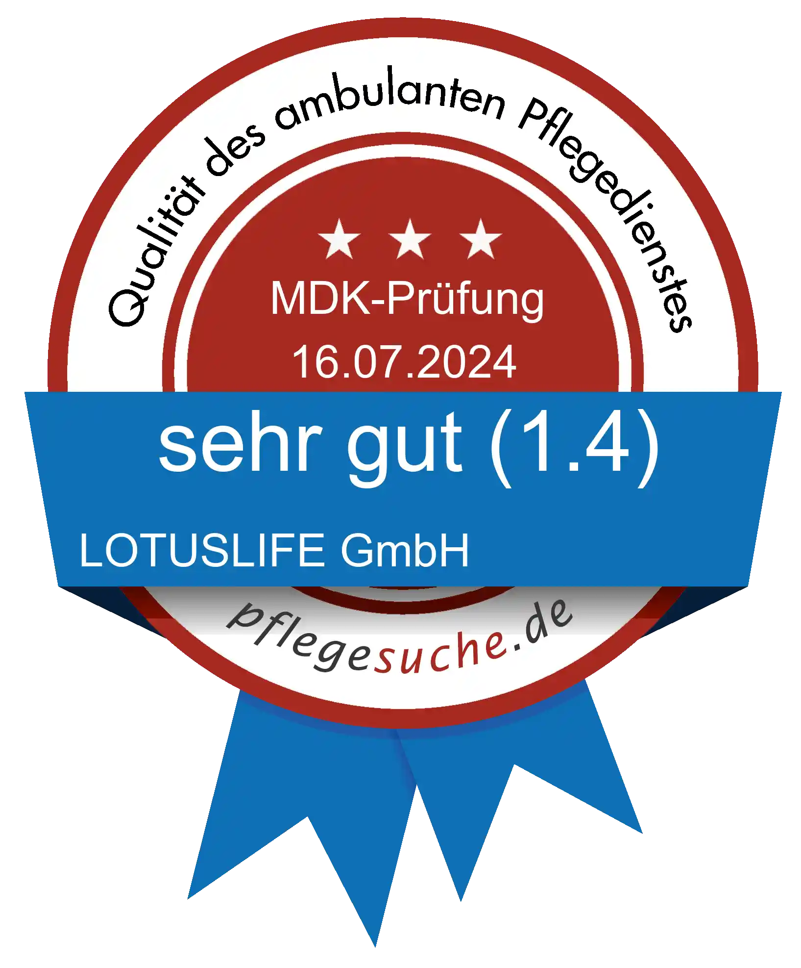 Siegel Benotung: LOTUSLIFE GmbH