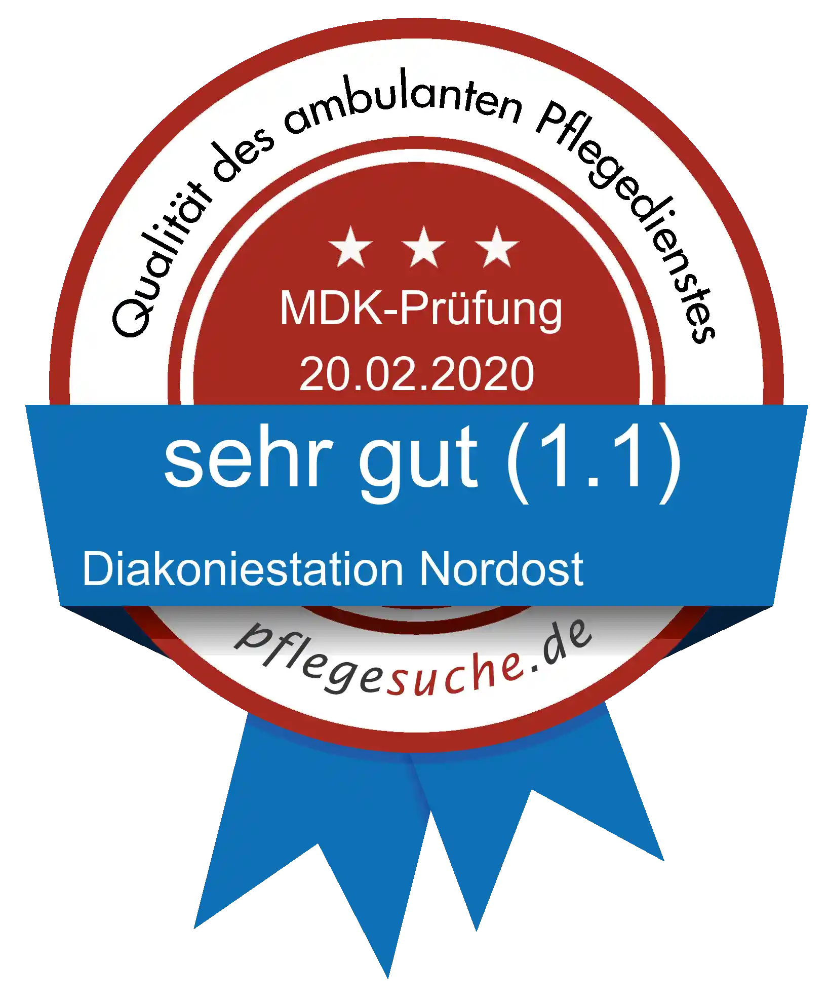 Siegel Benotung Diakoniestation Nordost