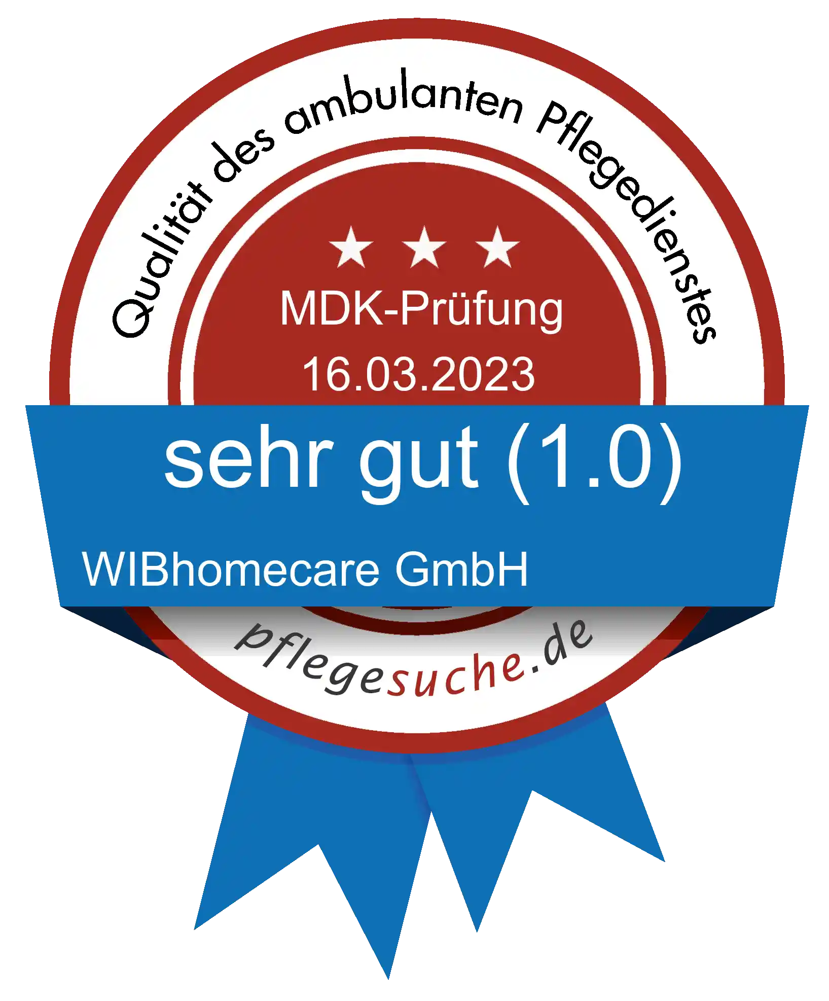 Siegel Benotung: WIBhomecare GmbH