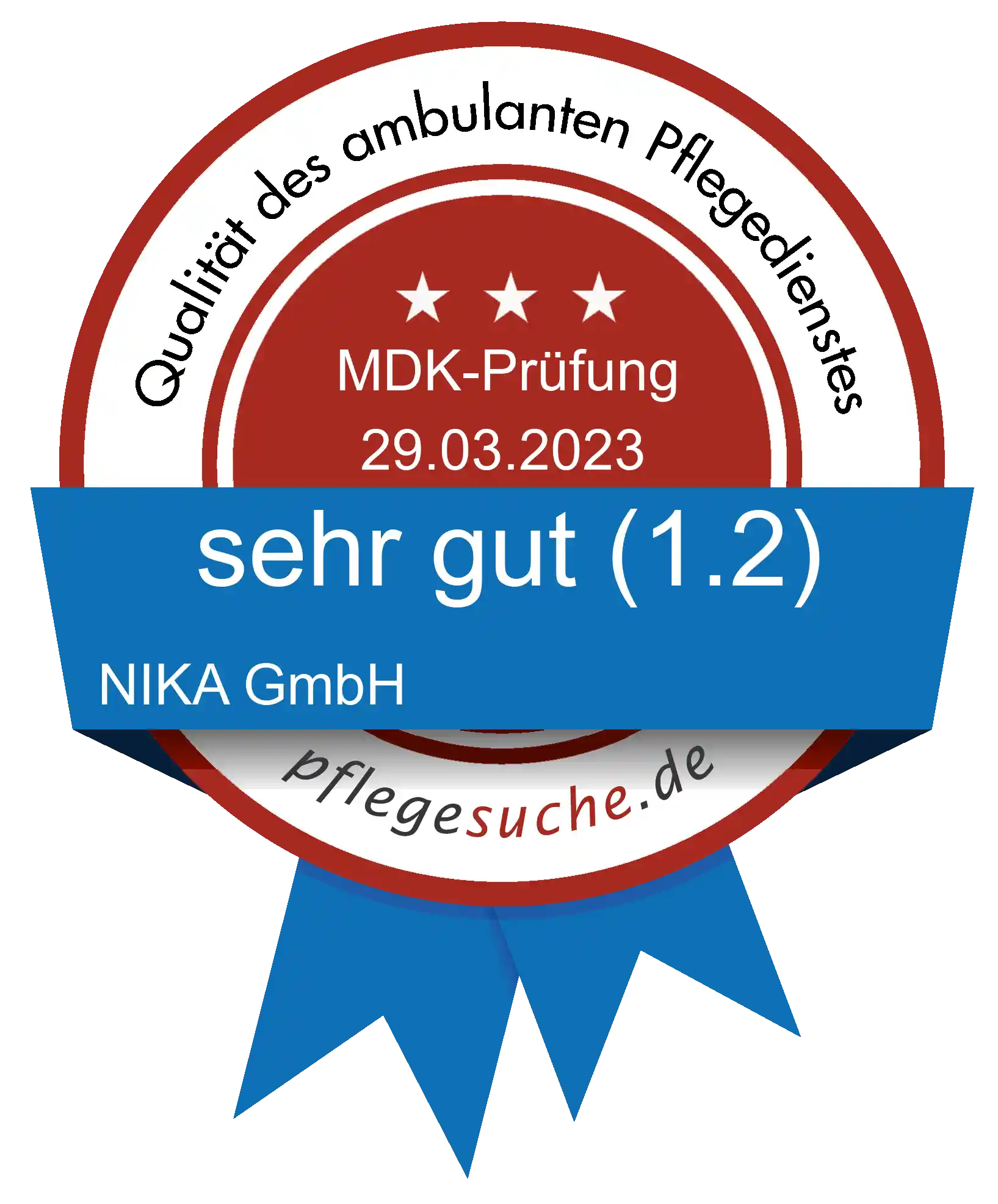 Siegel Benotung: NIKA GmbH