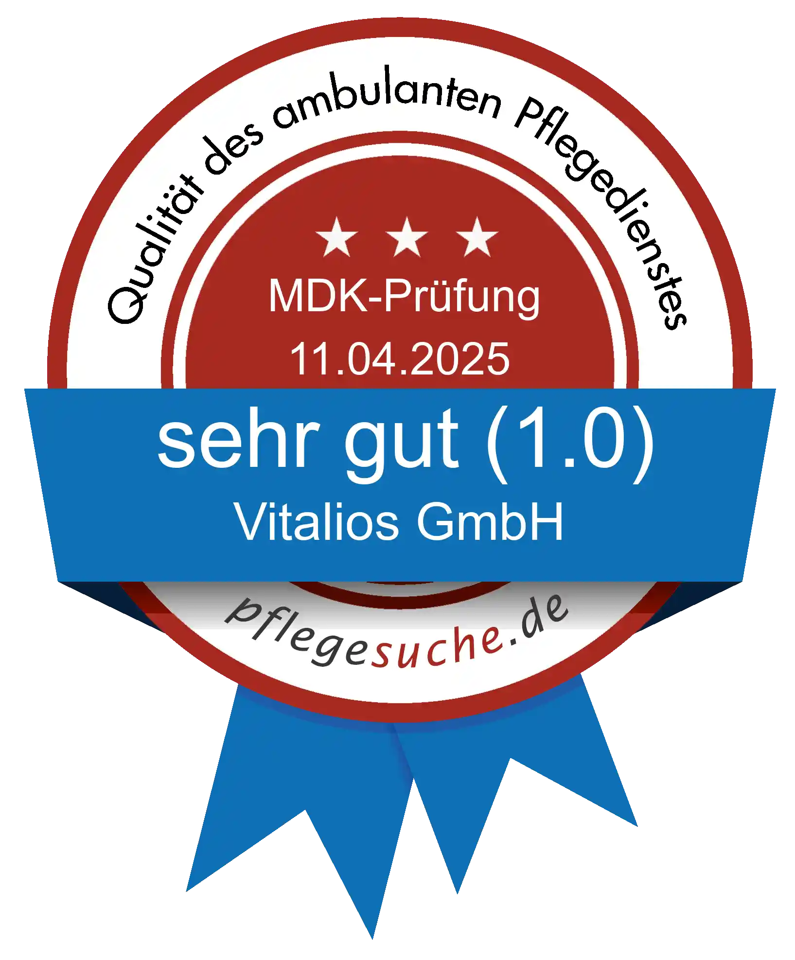 Siegel Benotung Vitalios GmbH