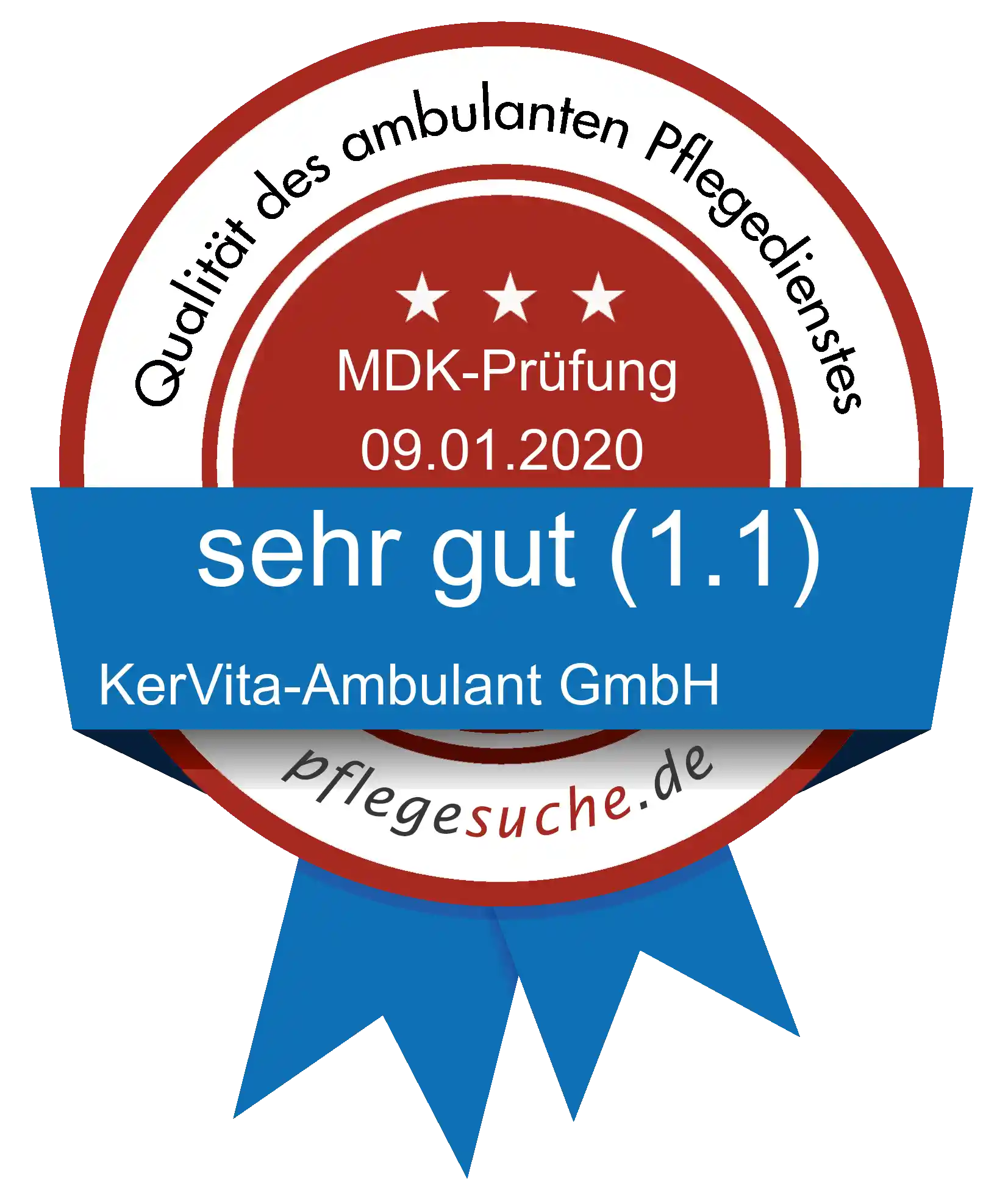 Siegel Benotung KerVita-Ambulant GmbH