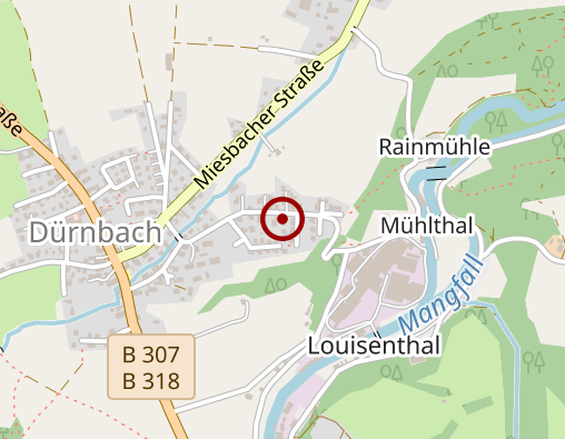 Karte: Physiotherapie/Naturheilkunde Hanke