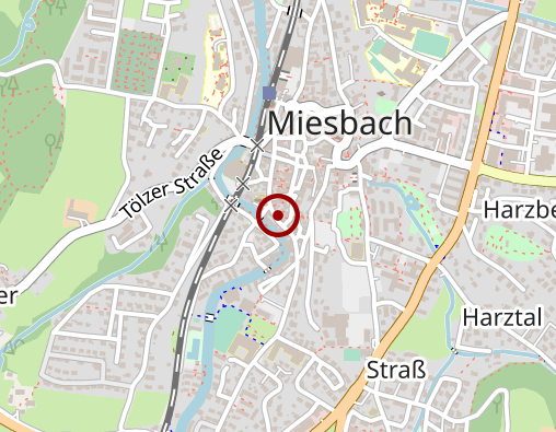 Karte: Reinkarnations und Hypnosezentrum Miesbach