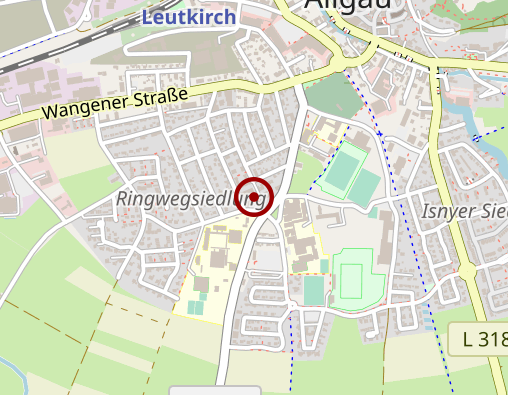 Karte: Die Zieglerschen - Süd - gemeinnützige GmbH Ambulanter Pflegedienst Leutkirch