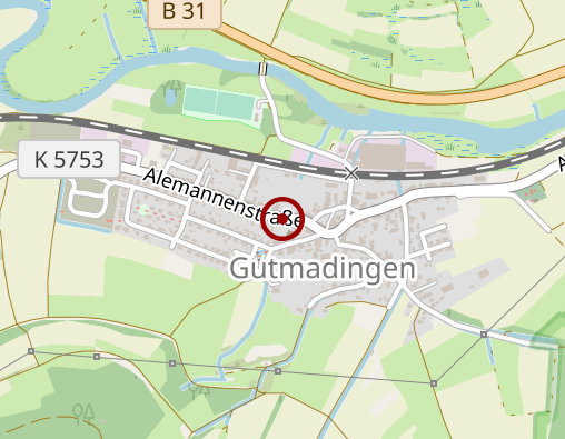 Karte: Knapp-Glatzel Bettina Psychotherapeut.Praxis für Erwachsene,Kinder u. Jugendliche