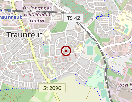 Karte: PUR VITAL Pflegezentrum Traunreut