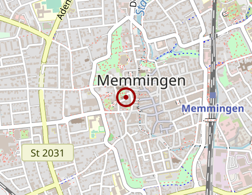 Karte: KörperRaum Osteopathie Vogt Memmingen