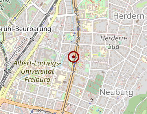 Karte: Zähringer-Apotheke