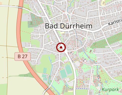 Karte: Haus Scheffelhof Bad Dürrheim