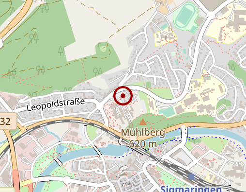 Karte: Deutsches Rotes Kreuz Kreisverband Sigmaringen e.V.