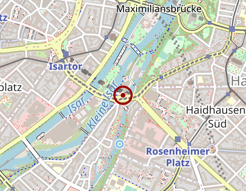 Karte: M.A.P. Münchner Arbeitsgemeinschaft für Psychoanalyse e.V.