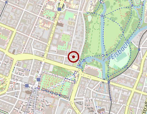 Karte: Praxis f. Coaching u. Persönlichkeitsentfaltung am Englischen Garten