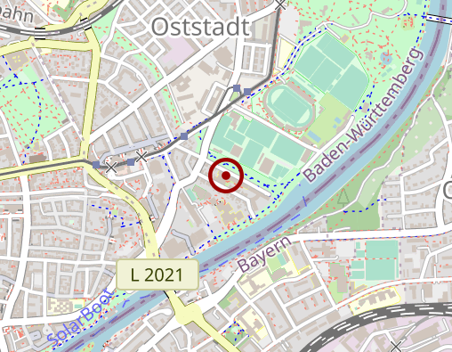 Karte: AGAPLESION BETHESDA WOHNEN & PFLEGEN Ulm gGmbH Tagespflegeeinrichtung
