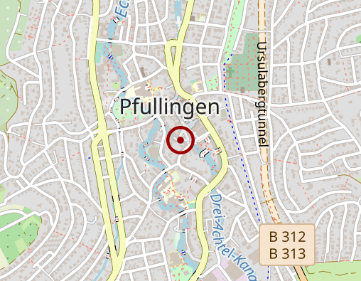 Karte: Diakonie-Sozialstation Pfullingen-Eningen unter Achalm e.V.