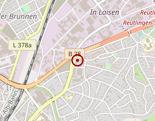 Karte: Hauspflege Reutlingen e.V. gemeinnütziger Pflegedienst