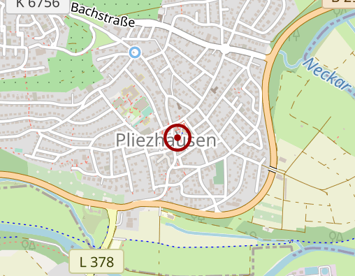 Karte: Sozial- u. Diakoniestation Pliezhausen-Walddorfhäslach e. V.