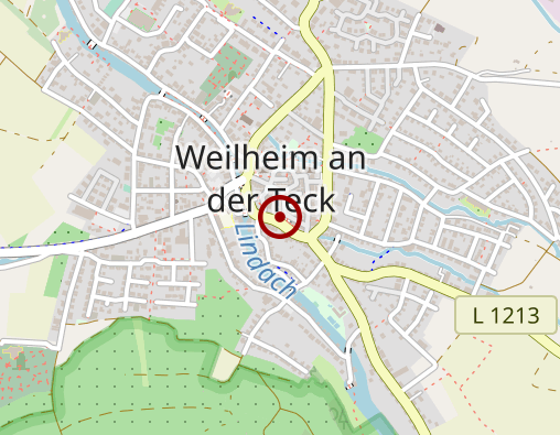 Karte: Physiocenter Weilheim