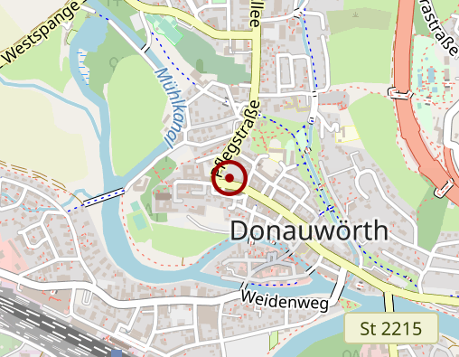 Karte: Caritasverband Donau-Ries - ehrenamtlicher Helferkreis