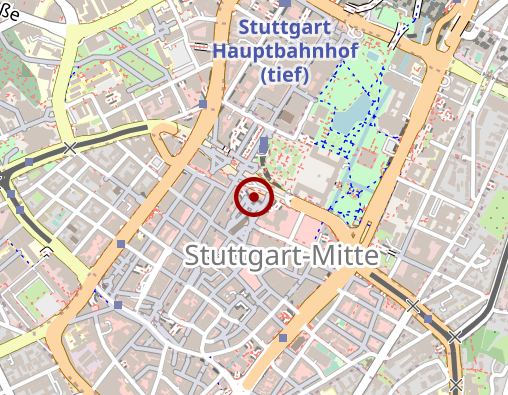 Karte: Hofapotheke Stuttgart