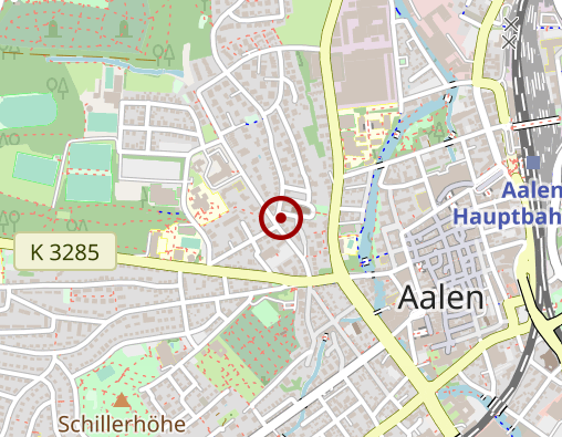 Karte: Betreuungs- und Entlastungsangebote Aalen, Wasseralfingen, Pfahlheim, Ellwangen, Jagstzell