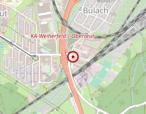 Karte: Taxi-Ruf Karlsruhe GmbH