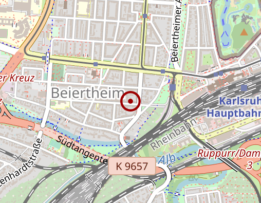 Karte: Naturheilpraxis Beiertheim