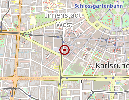 Karte: Apotheke Burgert am Ludwigsplatz