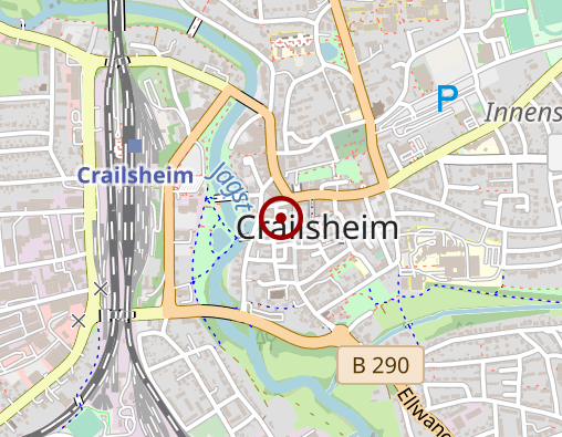 Karte: Hammer Eva Praxisgem. für Psychotherapie und Kurr Heide