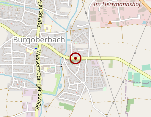 Karte: Haus der Betreuung und Pflege Burgoberbach