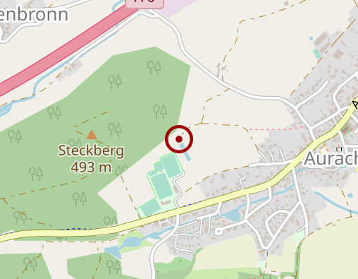 Karte: Haus der Betreuung und Pflege Aurach