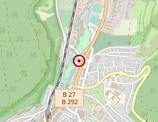 Karte: Arbeiter-Samariter-Bund Baden-Württemberg e.V. Region Heilbronn-Franken Ambulanter Pflegedienst