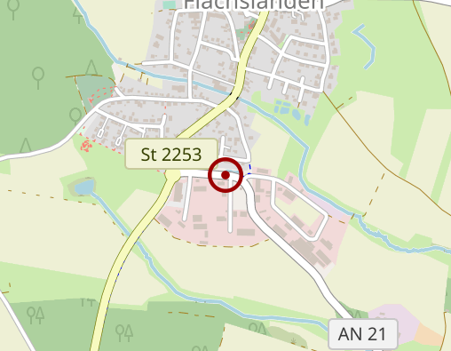 Karte: Caritas-Tagespflege Flachslanden