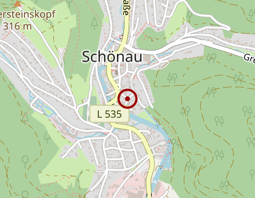 Karte: Schönauer Pflegedienst Care Gesellschaft mbH - Schönau