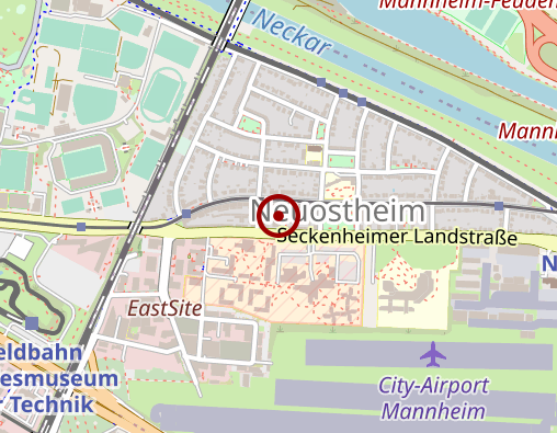 Karte: Evangelische Heimstiftung Mobile Dienst Mannheim