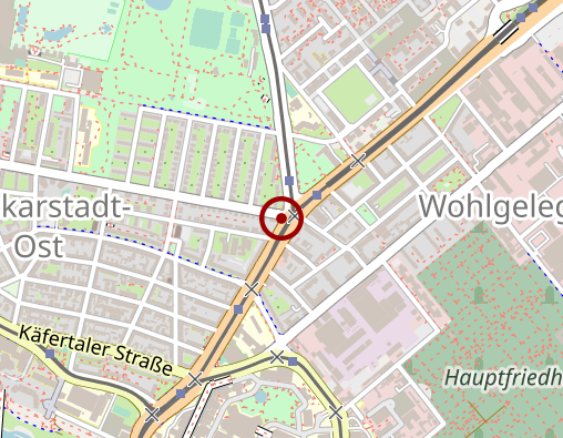 Karte: roll in Ambulanter Pflegedienst