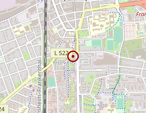 Karte: Pro Seniore Residenz Frankenthaler Sonne Alten- und Pflegeheim