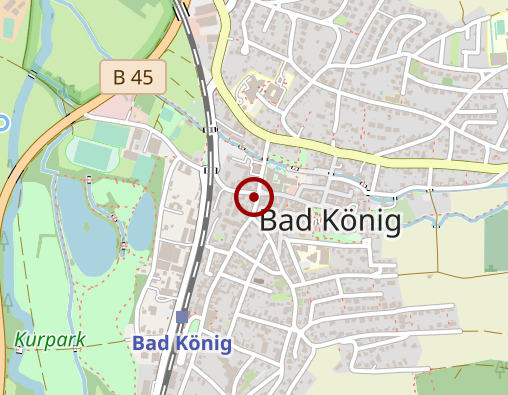 Karte: AWO Tagespflege Bad König