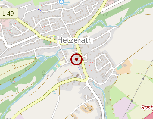 Karte: Pflegegesellschaft St. Martin Trier Standort Hetzerath