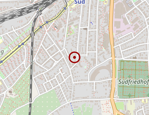 Karte: Pflegedienst Niederrad