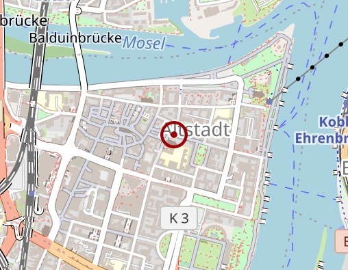 Karte: P + Ihr Pflegeservice Koblenz GmbH