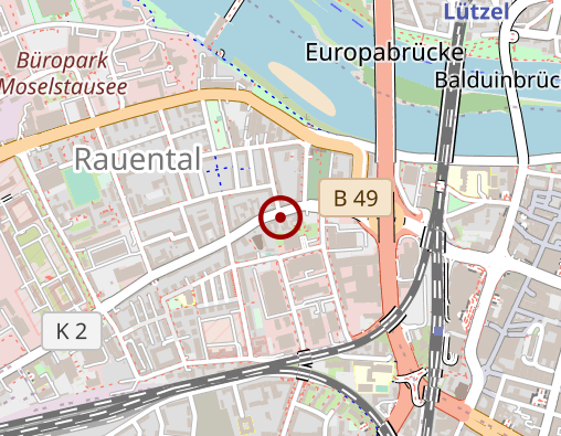 Karte: InterCare Pflegedienst