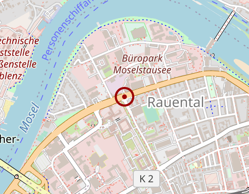 Karte: Elitas Pflegedienst & Tagespflege Koblenz GmbH