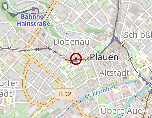 Karte: Johanniter-Unfall-Hilfe e.V. Pflegedienst Plauen