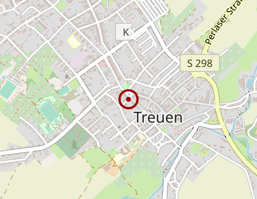 Karte: DRK Altentagespflege Treuen