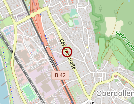 Karte: Betreuung im Siebengebirge Schmidt-Bertram