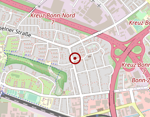 Karte: AWO Pflege + Service gGmbH Mobile Dienste Bonn Nord