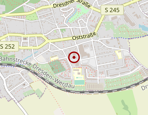 Karte: Seniorenzentrum der PKP Seniorenbetreuung Hohenstein-Ernstthal GmbH