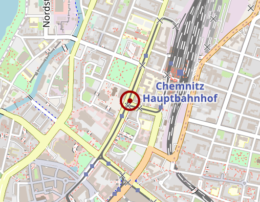 Karte: CURATA Seniorenzentrum Chemnitz