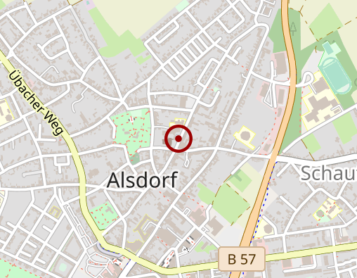 Karte: Caritaspflegestation Alsdorf-Baesweiler